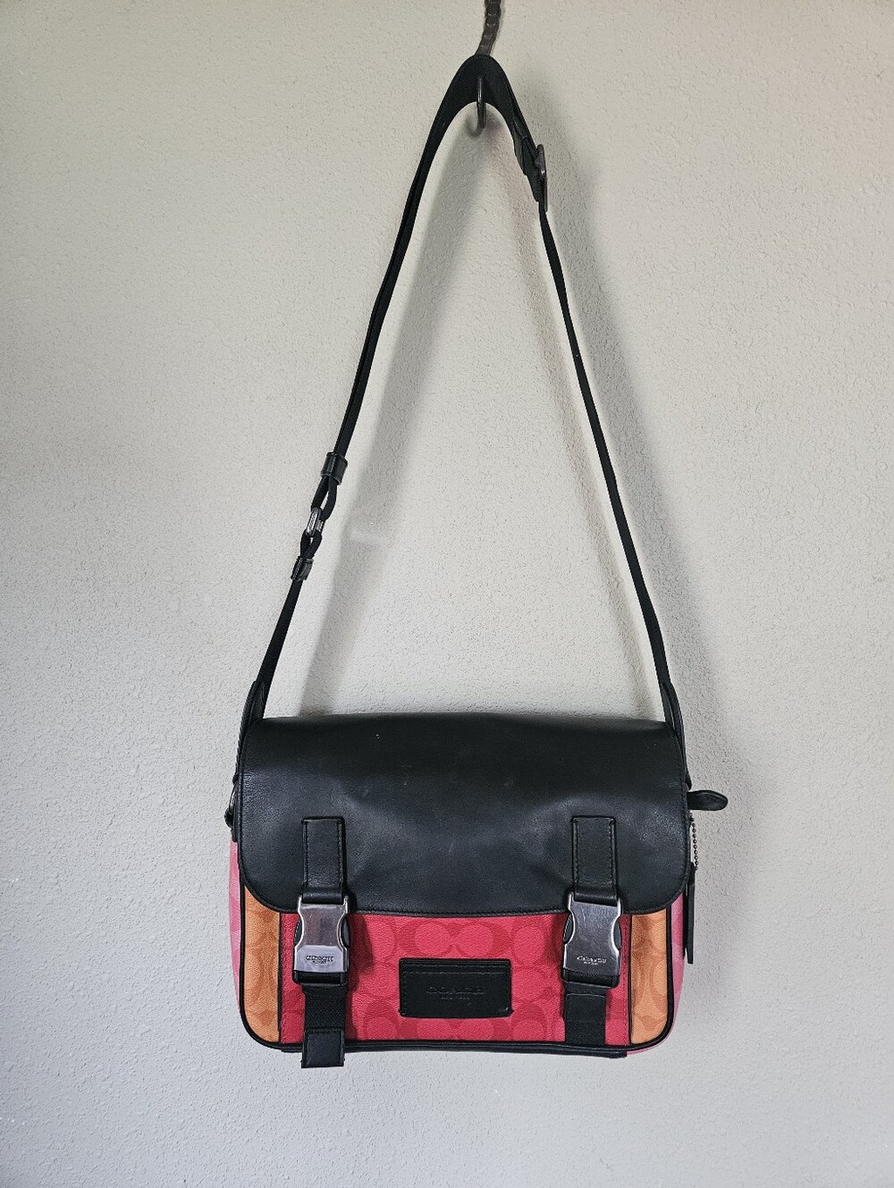 Coach Colorblock Track Crossbody/Shoulder Bag